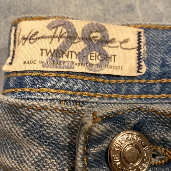 We the Free Straight Wide Jeans Size 28 - Picture 4 of 6